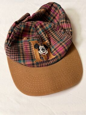 Vintage Mickey Mouse Plaid Baseball Cap- Goofy’s caps